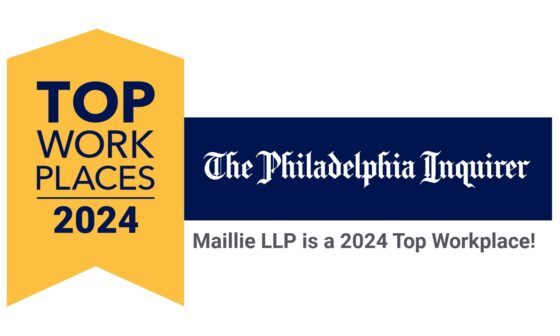 Maillie LLP Recognized as One of the Top Workplaces in Philadelphia